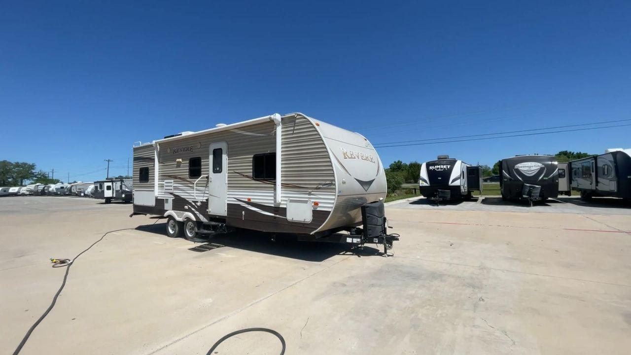 2017 TAN FOREST RIVER SHASTA REVERE (5ZT2SHSB1HE) , Length: 31.75 ft. | Dry Weight: 5,986 lbs. | Gross Weight: 9,404 lbs. | Slides: 1 transmission, located at 4319 N Main Street, Cleburne, TX, 76033, (817) 221-0660, 32.435829, -97.384178 - This 2017 Forest River Shasta Revere Travel Trailer has dimensions of 31.9 ft. in length and seven ft. in height. It has a base weight of 5,986 lbs., a carrying capacity of 3,159 lbs, and a hitch weight of 604 lbs. It comes with one slideout and two axles. The door directly leads you to the combined - Photo #3
