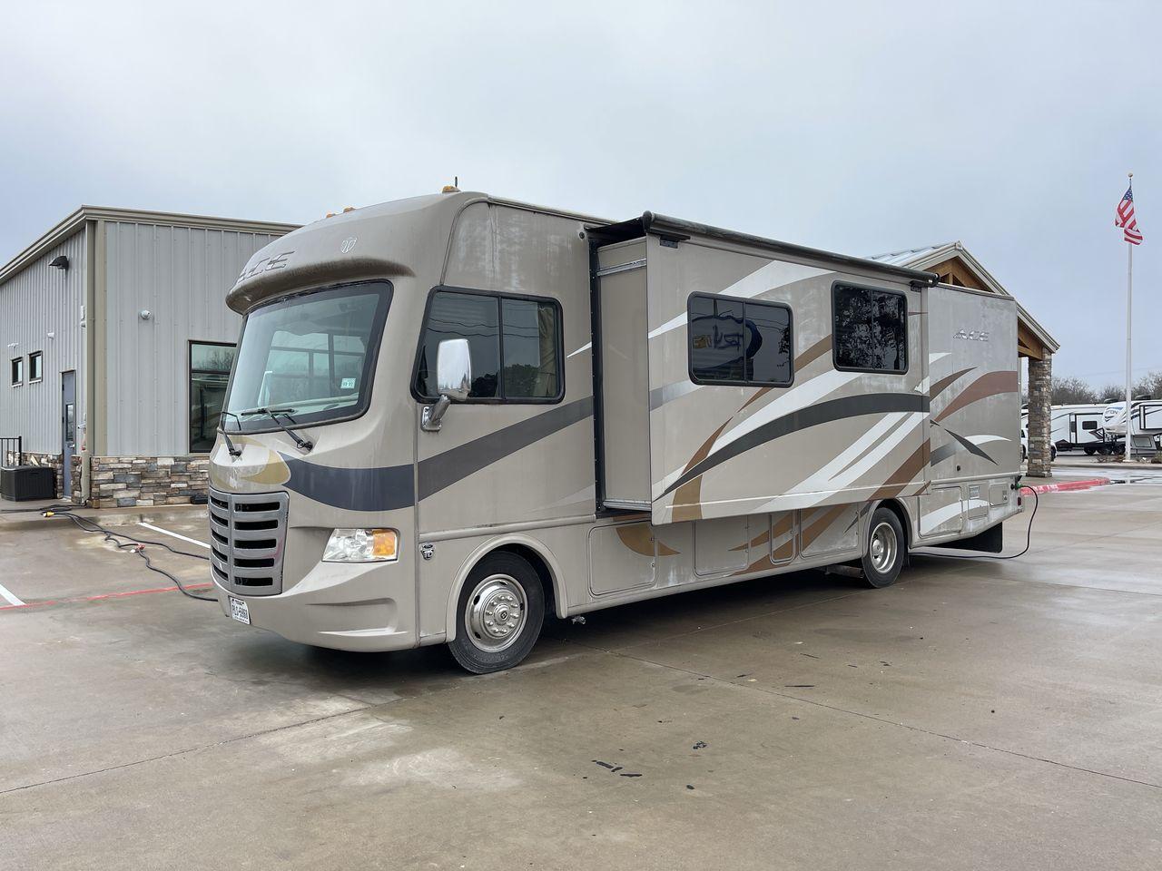 2014 TAN ACE 30.1 - (1F65F5DY8E0) , located at 4319 N Main Street, Cleburne, TX, 76033, (817) 221-0660, 32.435829, -97.384178 - Discover extra features that contribute to making this RV an ideal investment. (1) This 30-foot beauty offers ample living space, the slide-out expands the main living area. (2) It has The Ford F-Series Super Duty chassis with a Triton V10 engine offers robust power and handling (3) It is also - Photo #24