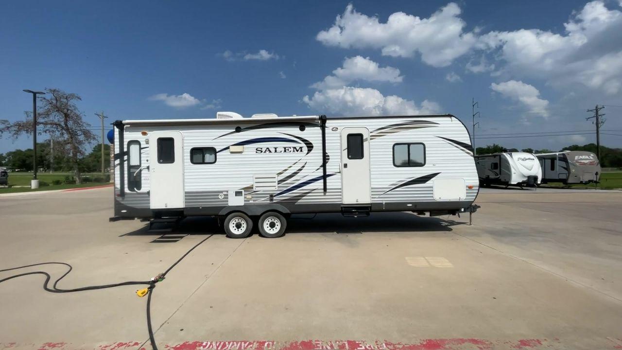 2014 WHITE SALEM 27RLSS (4X4TSMC21EA) , Length: 32.17 ft. | Dry Weight: 6,373 lbs. | Slides: 1 transmission, located at 4319 N Main Street, Cleburne, TX, 76033, (817) 221-0660, 32.435829, -97.384178 - Travel in style with the 2014 Forest River Salem 27RLSS travel trailer and experience the freedom of the wide road. This well-thought-out RV is the best option for anyone looking for amazing outdoor experiences since it provides the optimal balance of comfort, utility, and family-friendly amenities. - Photo #2