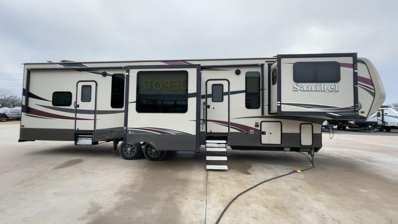 2017 BROWN FOREST RIVER SANIBEL 3901FL (5ZT3SN4B1HG) , Length: 41.83 ft. | Dry Weight: 13,979 lbs. | Slides: 5 transmission, located at 4319 N Main Street, Cleburne, TX, 76033, (817) 221-0660, 32.435829, -97.384178 - Photo #2