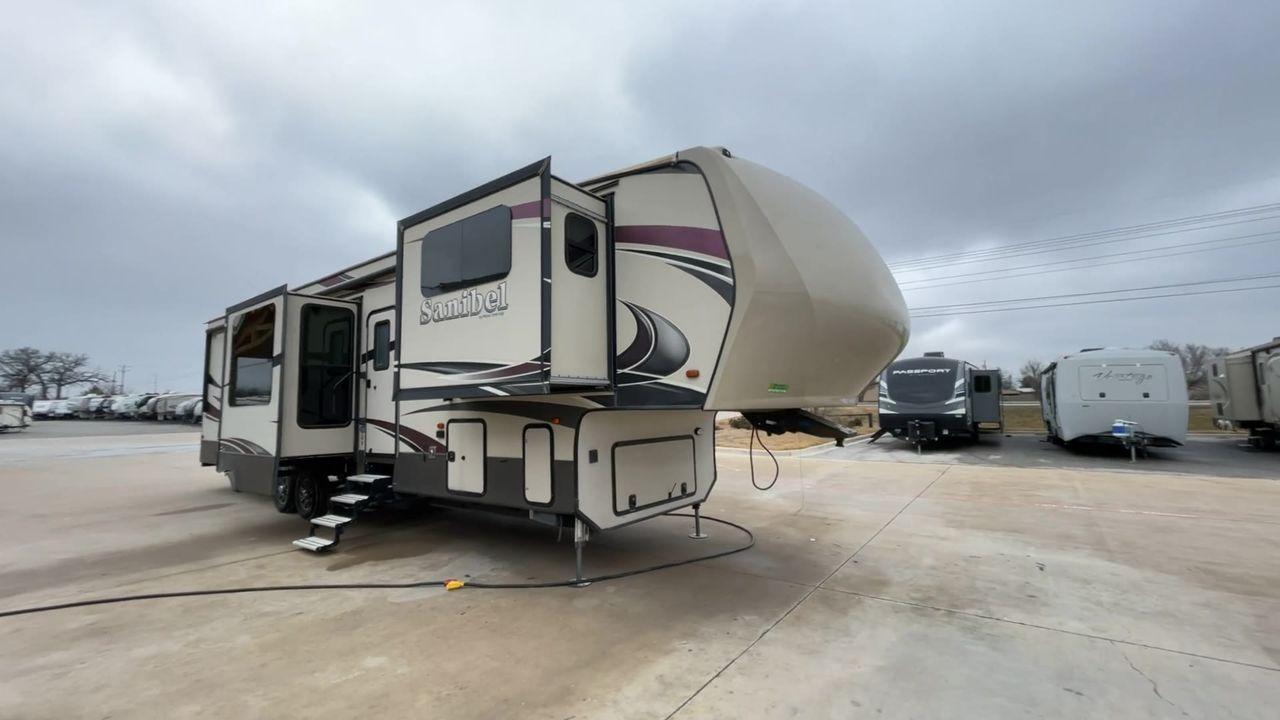 2017 BROWN FOREST RIVER SANIBEL 3901FL (5ZT3SN4B1HG) , Length: 41.83 ft. | Dry Weight: 13,979 lbs. | Slides: 5 transmission, located at 4319 N Main Street, Cleburne, TX, 76033, (817) 221-0660, 32.435829, -97.384178 - Photo #3