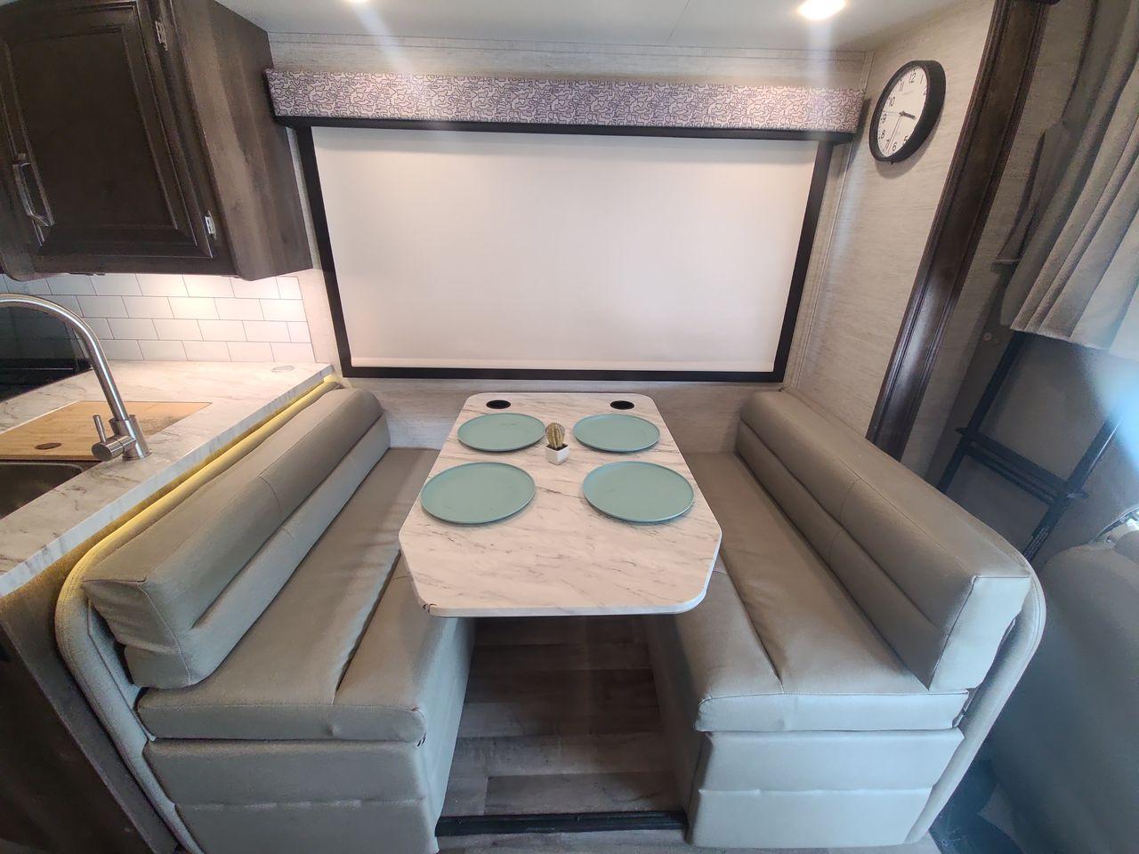 2021 WHITE JAYCO GREYHAWK 27U (1FDXE4FN7MD) , Length: 29.92 ft. | Gross Weight: 14,500 lbs. | Slides: 2 transmission, located at 4319 N Main St, Cleburne, TX, 76033, (817) 678-5133, 32.385960, -97.391212 - Photo #14