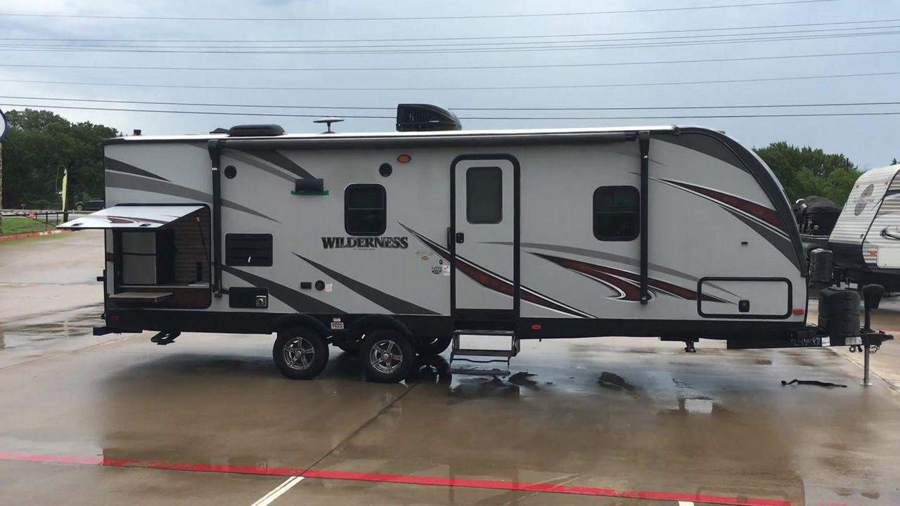 2018 HEARTLAND WILDERNESS 2450FB (5SFNB3022JN) , Length: 30.33 ft. | Dry Weight: 5,433 lbs. | Gross Weight: 6,900 lbs. | Slides: 1 transmission, located at 4319 N Main Street, Cleburne, TX, 76033, (817) 221-0660, 32.435829, -97.384178 - With the 2018 Heartland Recreation Wilderness 2450FB travel trailer, set out on an outdoor adventure. For those looking for an unforgettable camping experience, this well-designed RV offers the ideal home away from home thanks to its innovative design, comfort, and functionality. The dimensions of t - Photo #2