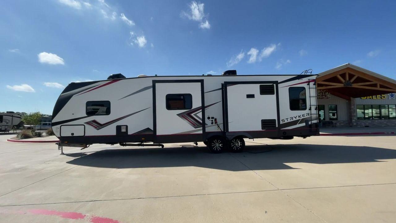 2021 CRUISER RV STRYKER 3414 (5RXGB392XM1) , Length: 38.75 ft. | Dry Weight: 9,608 lbs. | Gross Weight: 12,800 lbs. | Slides: 2 transmission, located at 4319 N Main St, Cleburne, TX, 76033, (817) 678-5133, 32.385960, -97.391212 - The 2021 Cruiser RV Stryker 3414 is a meticulously crafted toy hauler that seamlessly integrates luxury, versatility, and durability to provide an exceptional on-the-road experience. Whether you're a passionate thrill-seeker indulging in outdoor sports or a discerning family seeking comfort, the Str - Photo #6