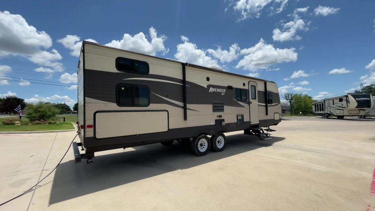 2018 FOREST RIVER AVENGER 27DBS (5ZT2AVSB2JB) , Length: 32.92 ft. | Dry Weight: 6,652 lbs. | Slides: 1 transmission, located at 4319 N Main Street, Cleburne, TX, 76033, (817) 221-0660, 32.435829, -97.384178 - Experience the ideal blend of luxury and exploration with the Forest River Avenger 27DBS Travel Trailer from 2018. For families or groups of friends looking for a roomy and fully furnished mobile home, this well-thought-out travel trailer is perfect. The dimensions for this unit are 32.92 ft in l - Photo #1